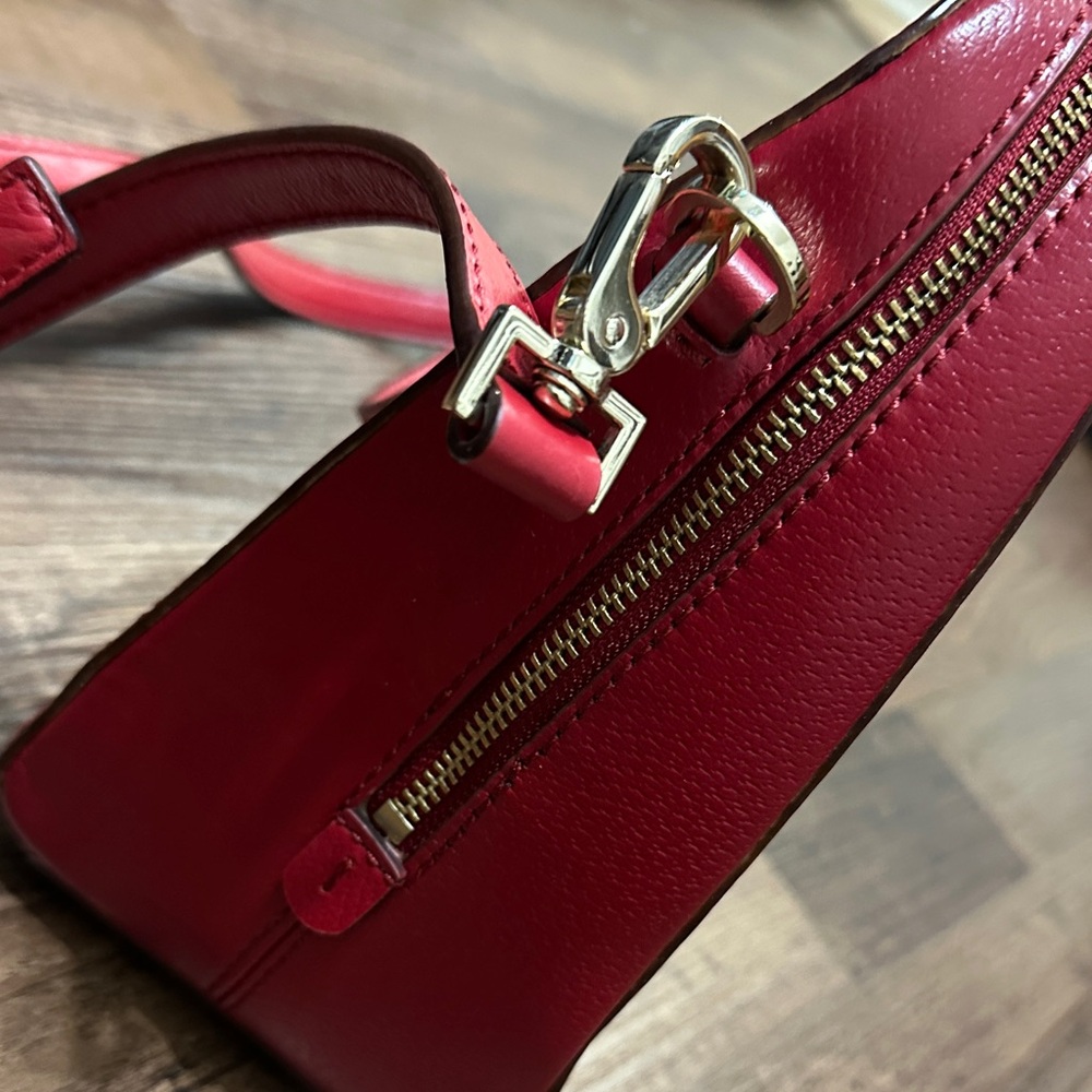 Kate Spade Textured Red Satchel - Picture 10 of 11